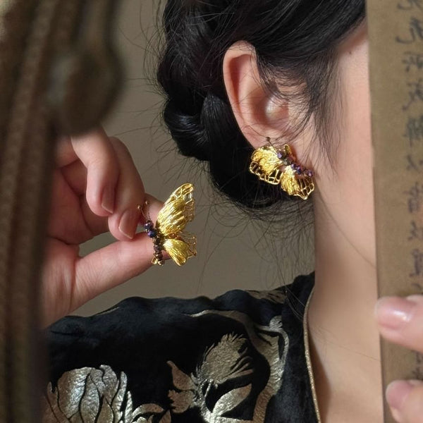 Butterfly Drop Earring FashionChic