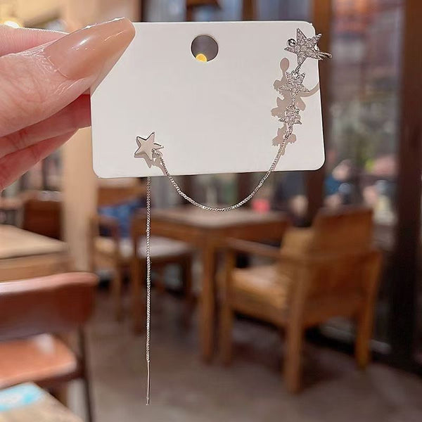 Earring Chained Cuff Star FashionChic