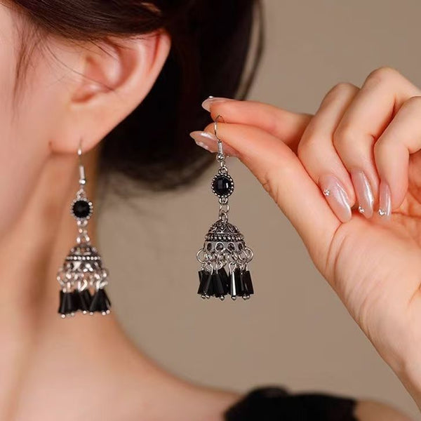 Gemstone Dangle Earring Beaded FashionChic