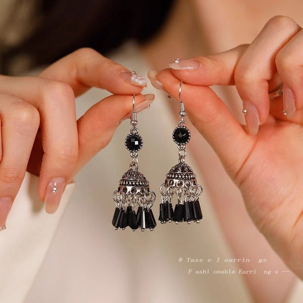 Gemstone Dangle Earring Beaded FashionChic