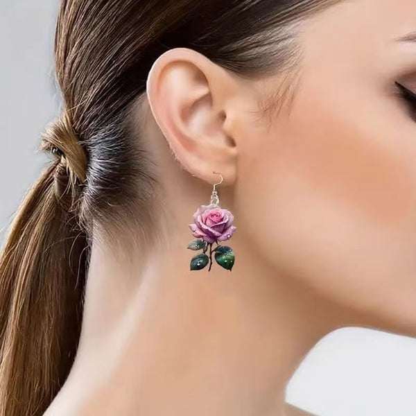 Earring Dangle Flower FashionChic