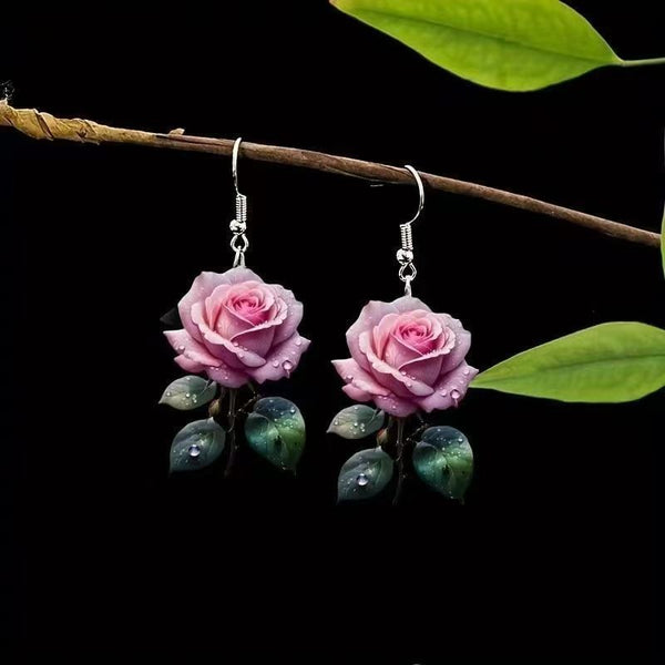 Earring Dangle Flower FashionChic