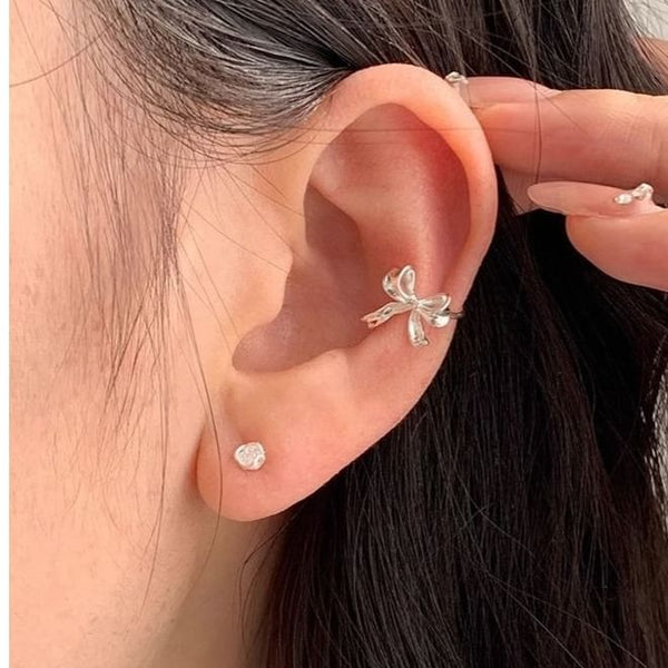Bow Alloy Ear Cuff FashionChic