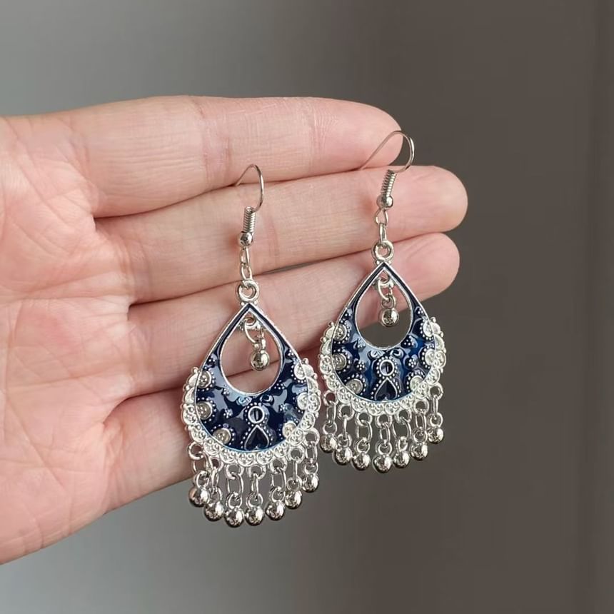 Chandelier Alloy Earring Fringed FashionChic