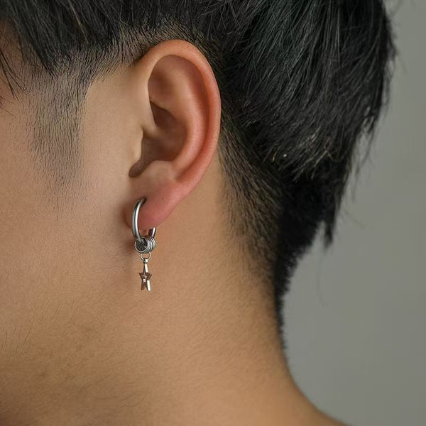 Drop Earring Star Alloy FashionChic