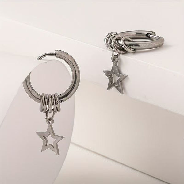 Drop Earring Star Alloy FashionChic