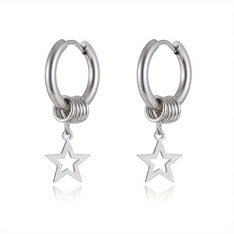 Drop Earring Star Alloy FashionChic