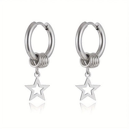 Drop Earring Star Alloy FashionChic