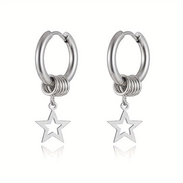 Drop Earring Star Alloy FashionChic
