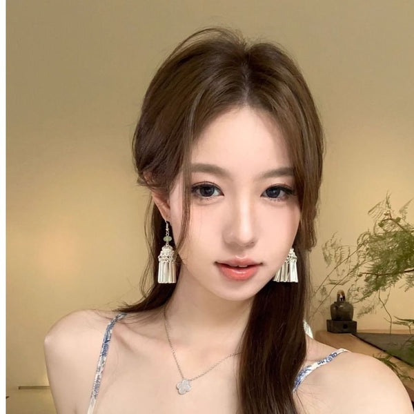 Earring Dangle Alloy Fringed FashionChic