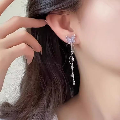 Butterfly Alloy Dangle Earring FashionChic