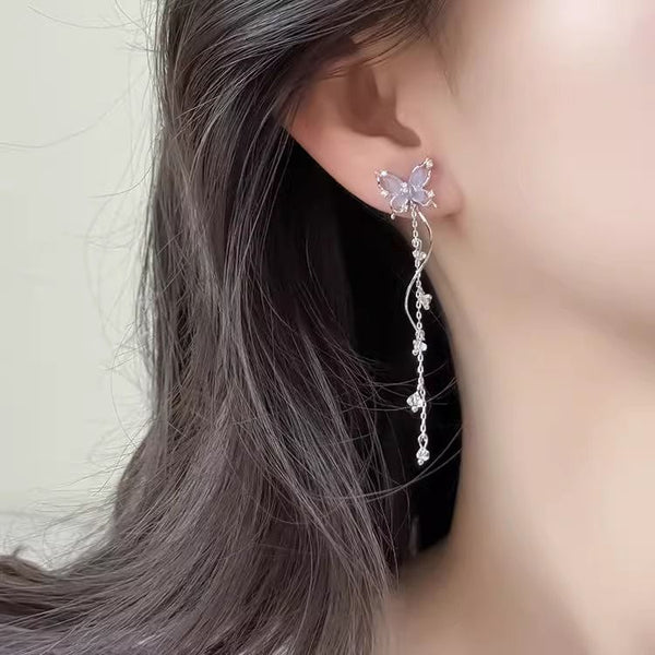 Butterfly Alloy Dangle Earring FashionChic