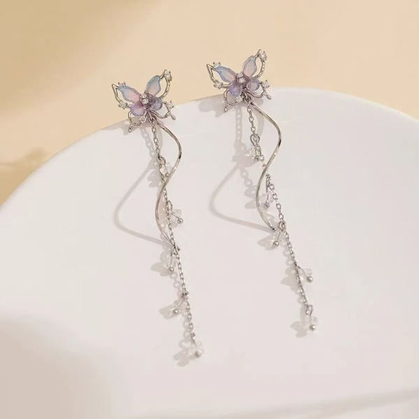 Butterfly Alloy Dangle Earring FashionChic
