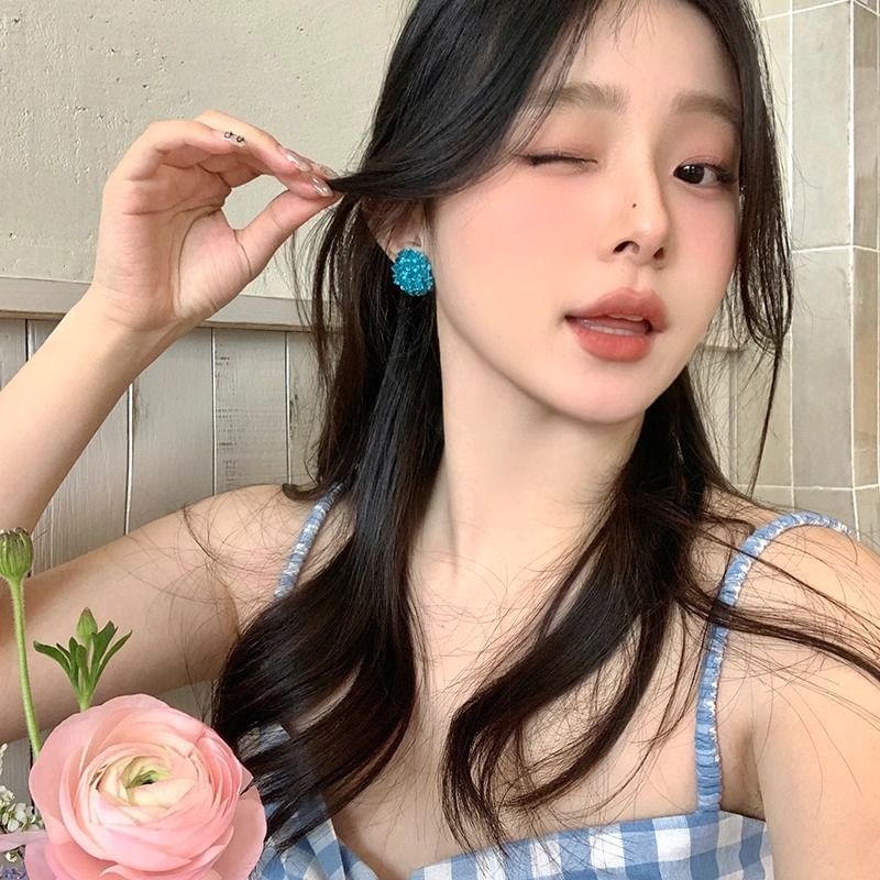 Alloy Earring Stud Rhinestone FashionChic