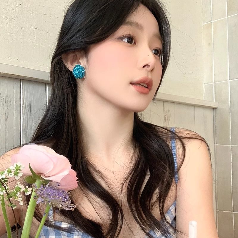 Alloy Earring Stud Rhinestone FashionChic