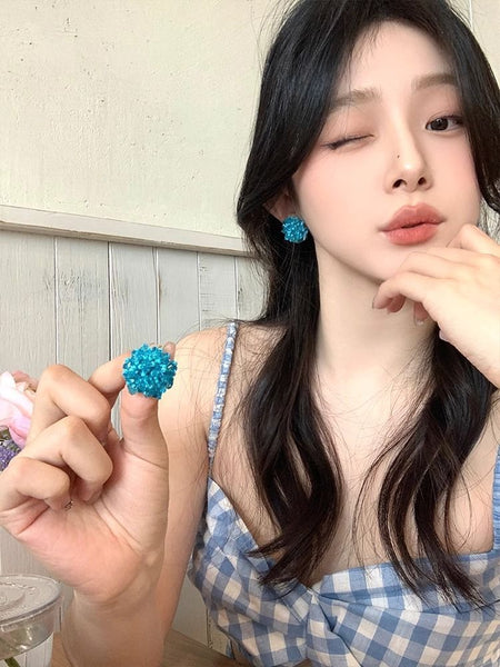 Alloy Earring Stud Rhinestone FashionChic