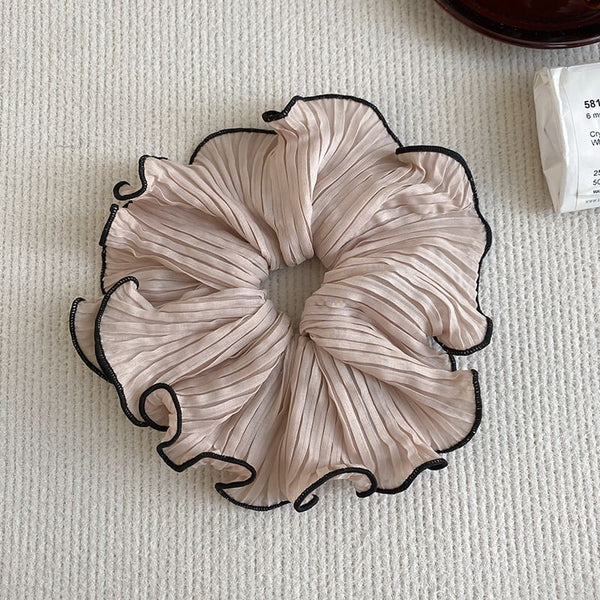 Contrast Scrunchie Trim FashionChic