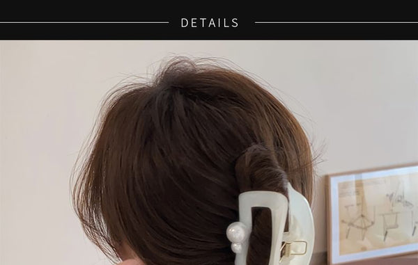 Pearl Claw Hair Acrylic Faux FashionChic