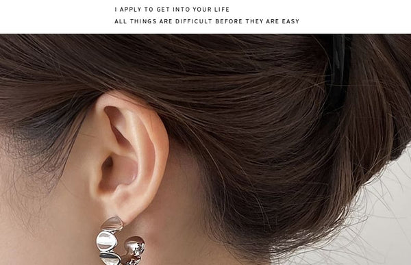 Hoop Earring Alloy FashionChic