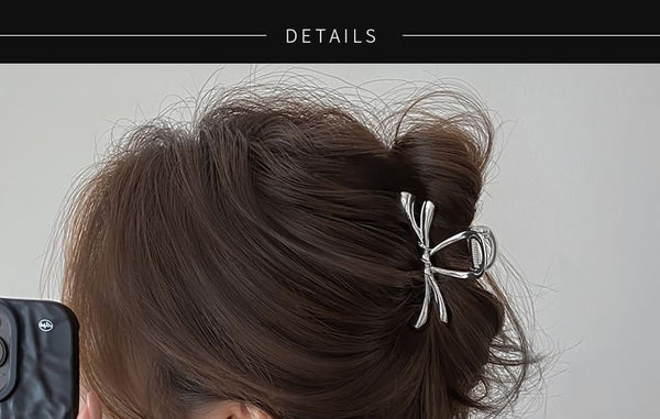 Alloy Hair Claw Bow FashionChic