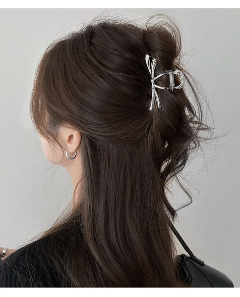 Alloy Hair Claw Bow FashionChic