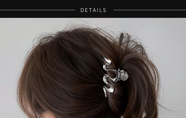 Hair Claw Wavy Alloy FashionChic