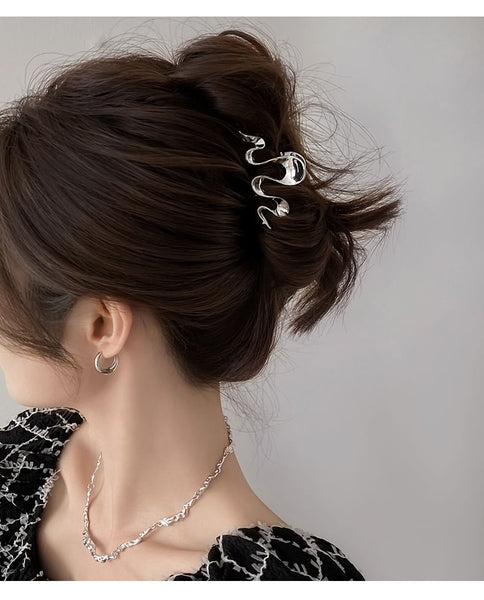 Hair Claw Wavy Alloy FashionChic