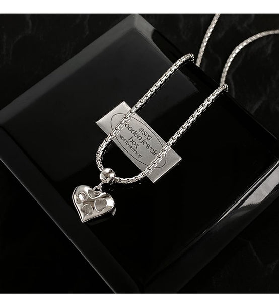 Necklace Heart Alloy Pendant FashionChic