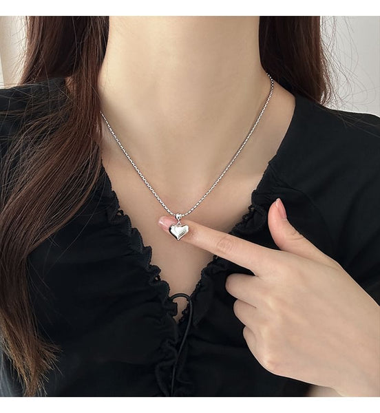 Necklace Heart Alloy Pendant FashionChic