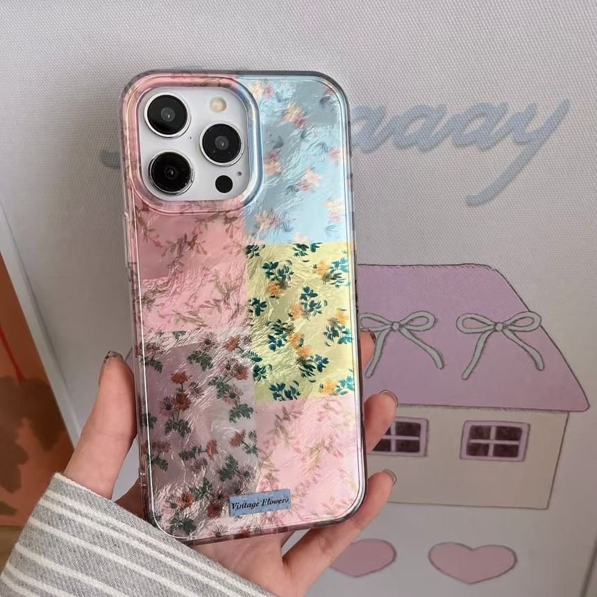 Panel Phone Case Floral FashionChic