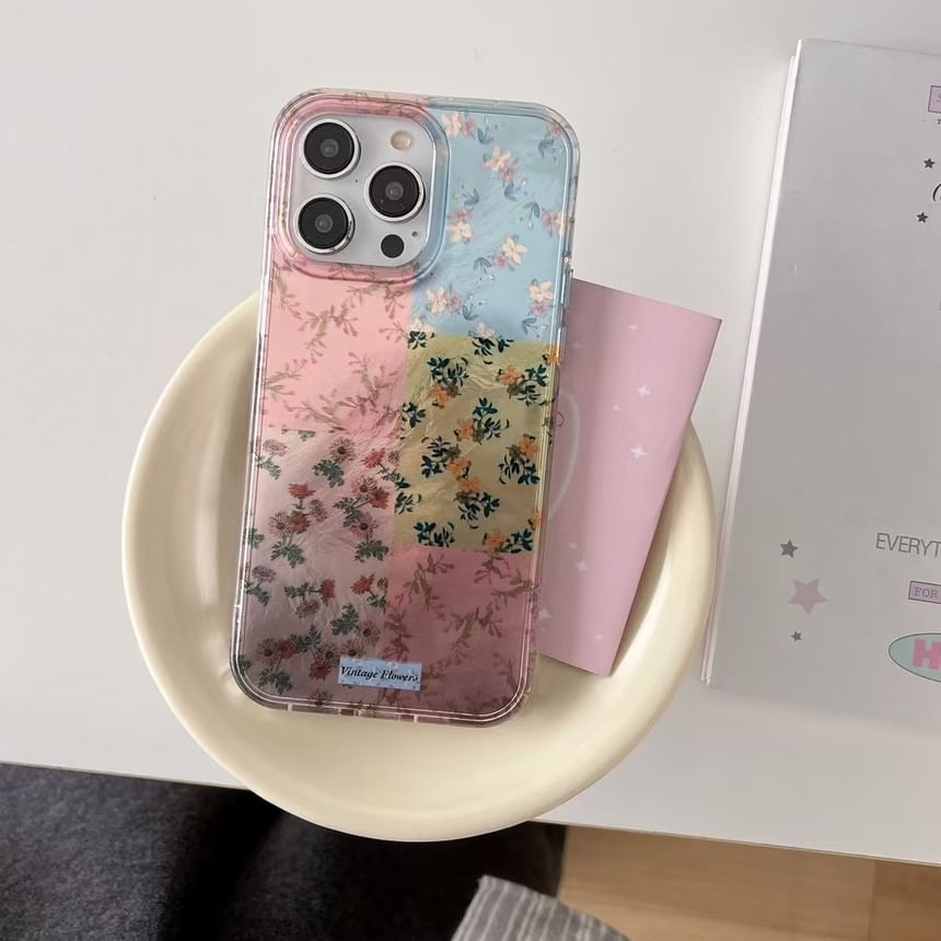 Panel Phone Case Floral FashionChic