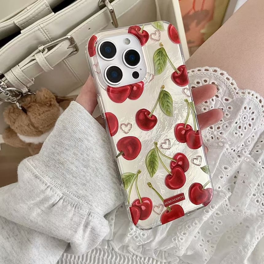 Set Case / Charm Phone Cherry FashionChic