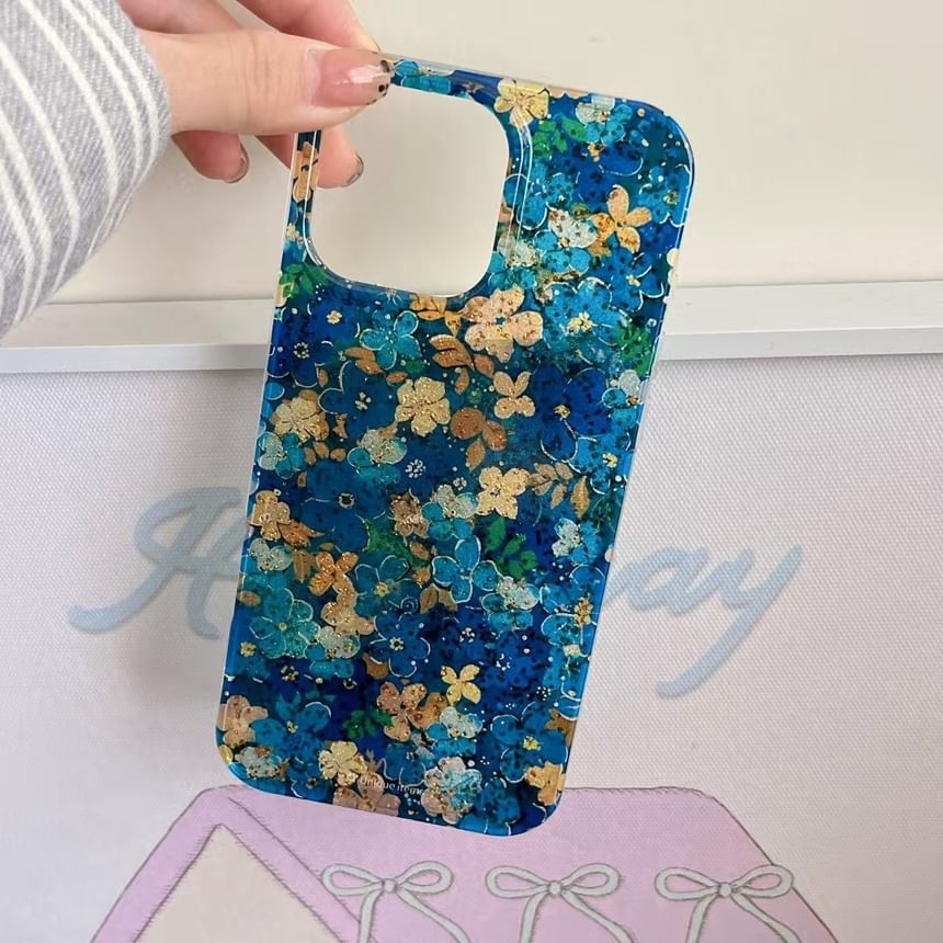 Case / Phone Floral Strap Set FashionChic