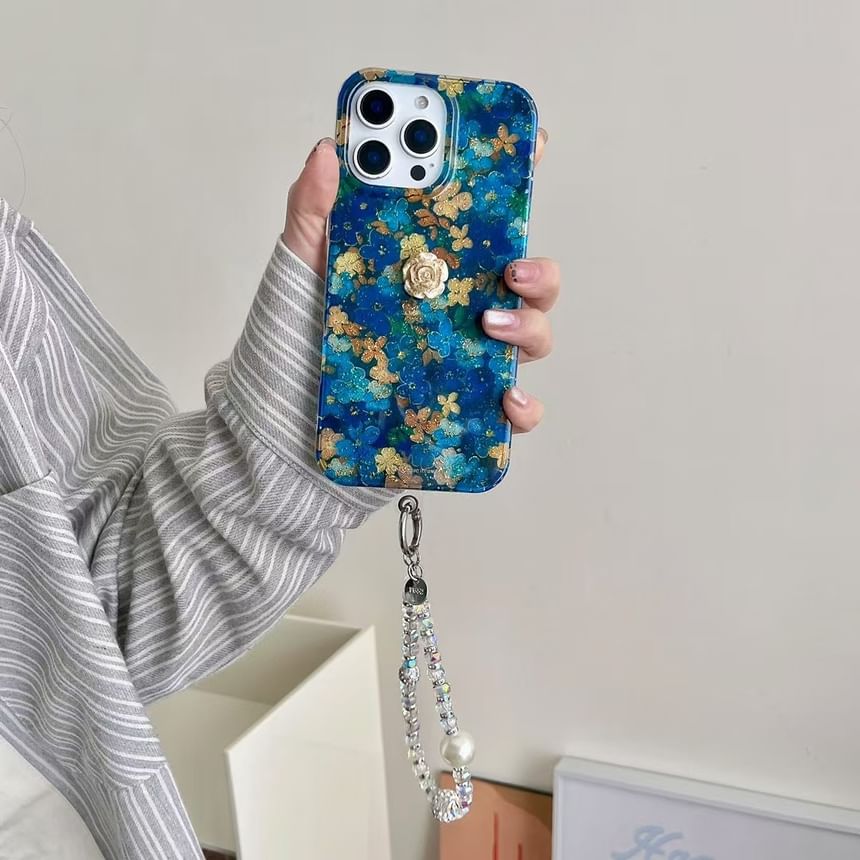 Case / Phone Floral Strap Set FashionChic