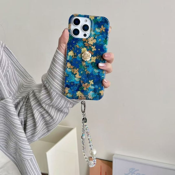Case / Phone Floral Strap Set FashionChic