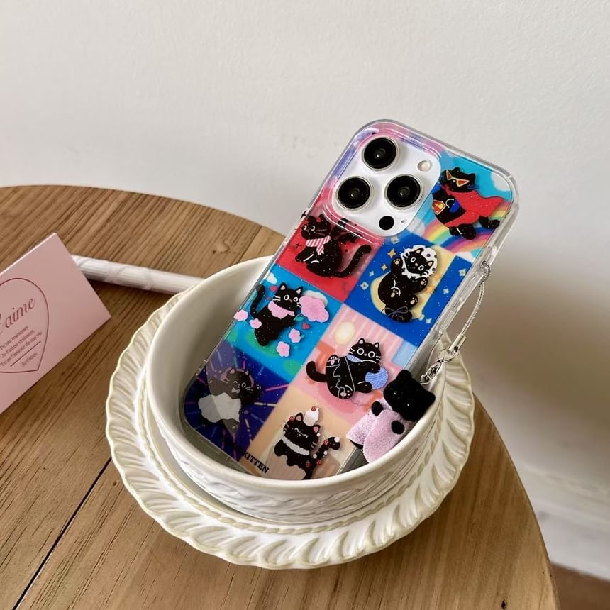 Phone Case Charm Set / Cat FashionChic