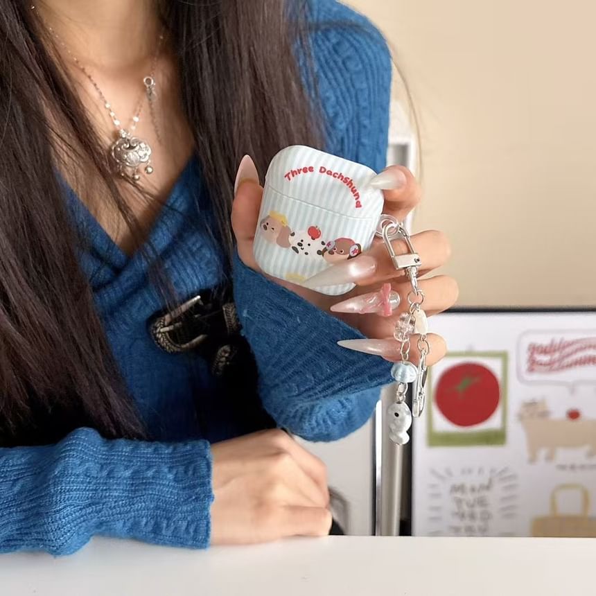 / Skin Plaid Apple Pro Earphone AirPods Dog Case FashionChic