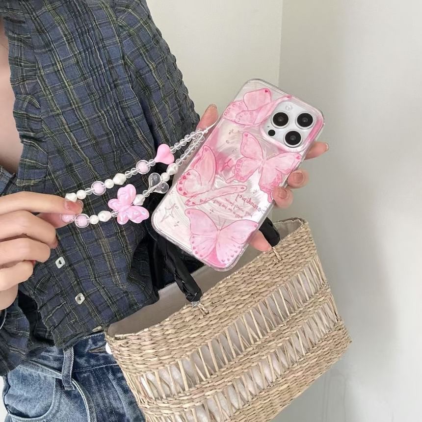 Phone Set Case / Strap Floral FashionChic