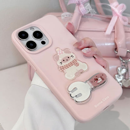 / Set Phone Cat Fork Stand Case FashionChic