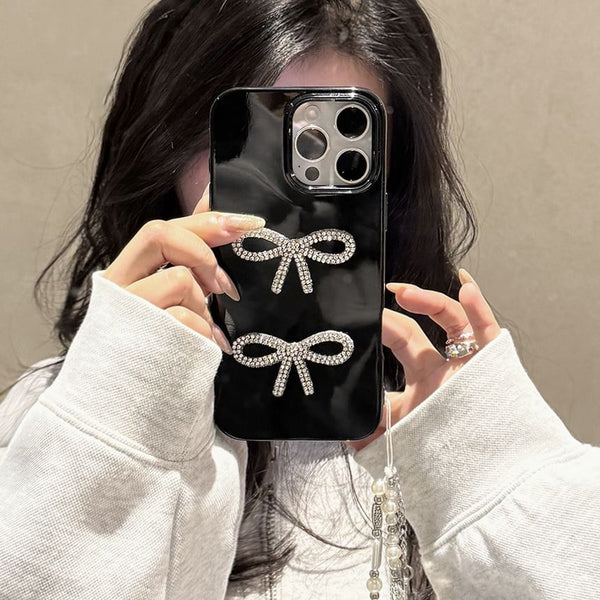 Phone Rhinestone Case Bow FashionChic