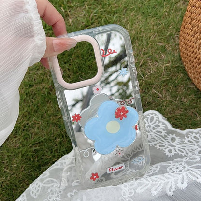 Mirrored Floral Phone Case FashionChic