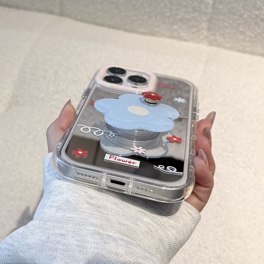 Mirrored Floral Phone Case FashionChic