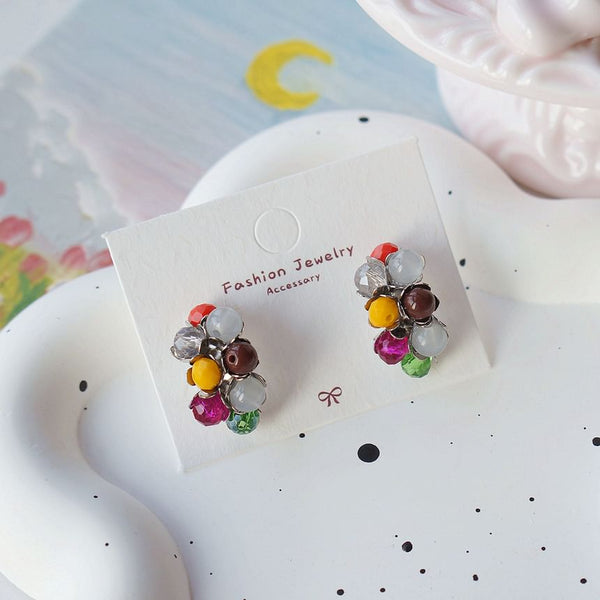 925 Stud Bead Silver Sterling Earring FashionChic