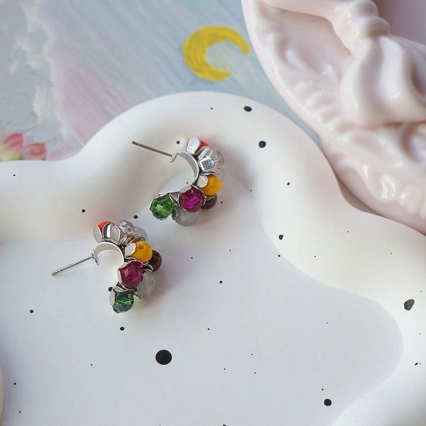 925 Stud Bead Silver Sterling Earring FashionChic