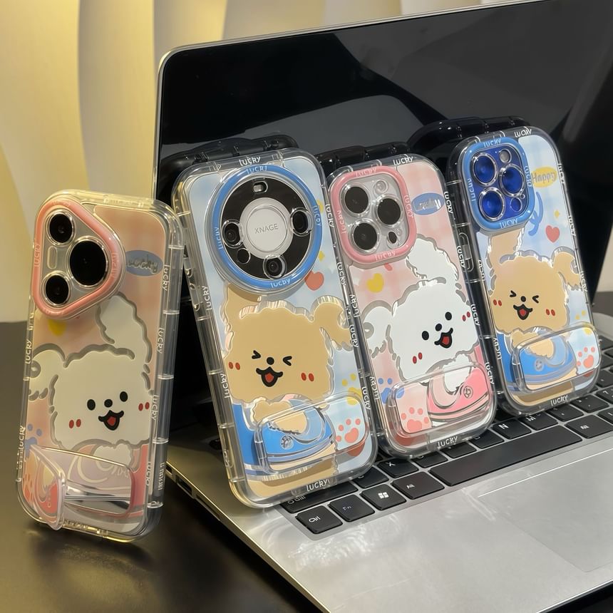 Stand Dog with Case Phone FashionChic