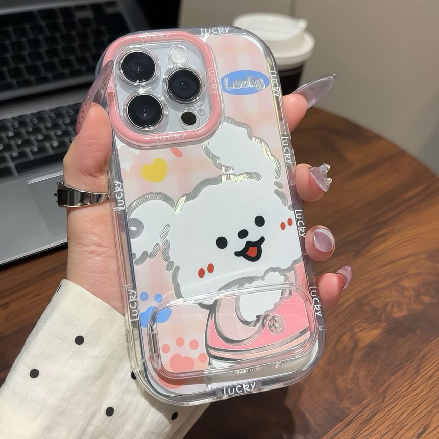 Stand Dog with Case Phone FashionChic