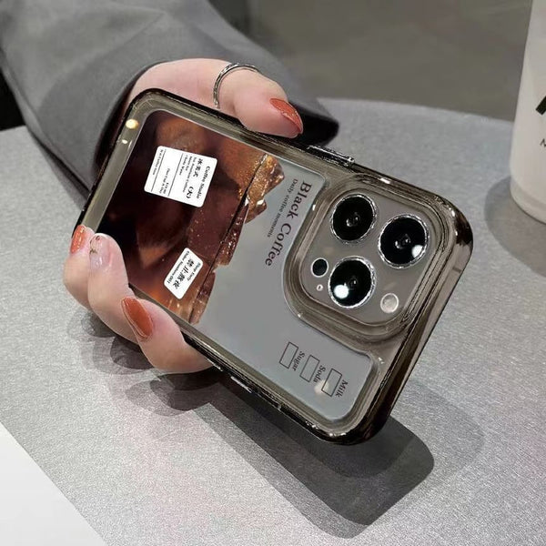 Transparent Phone Case Coffee FashionChic