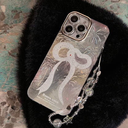 Bead Phone Print / Strap Snake Set Case FashionChic