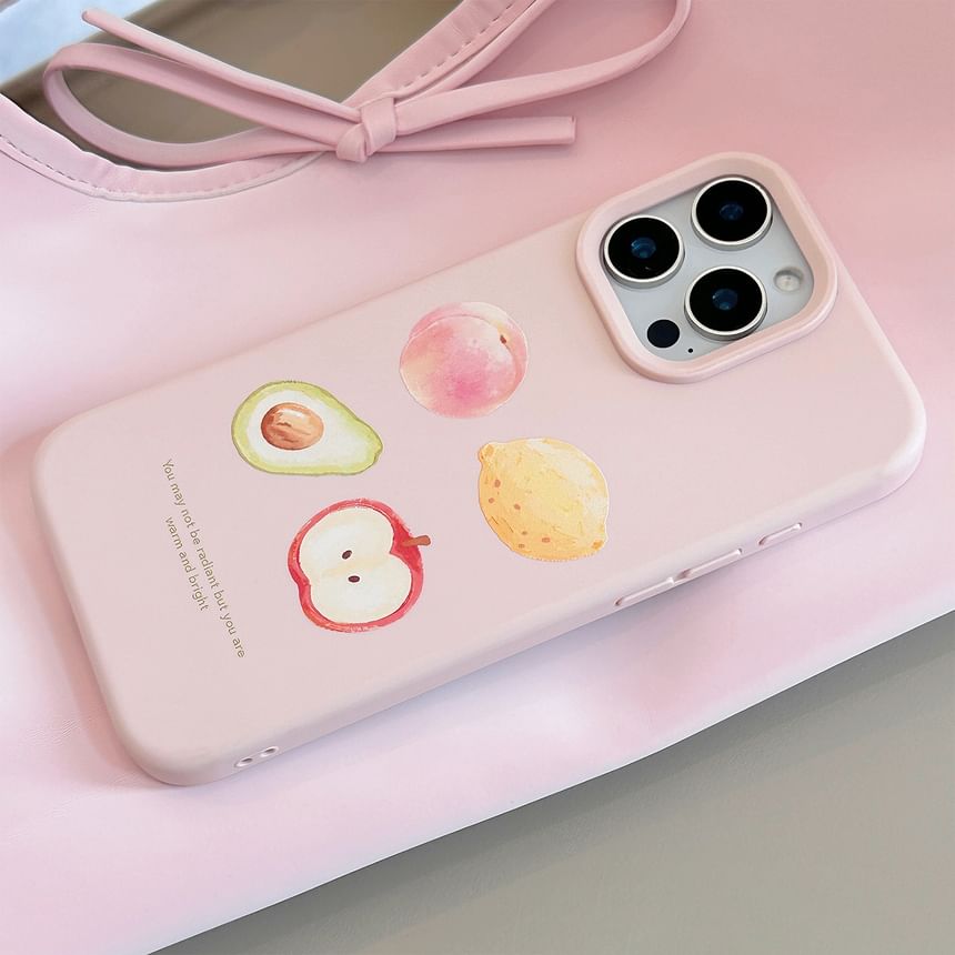Print Strap Fruit Case Bead / Phone Set FashionChic