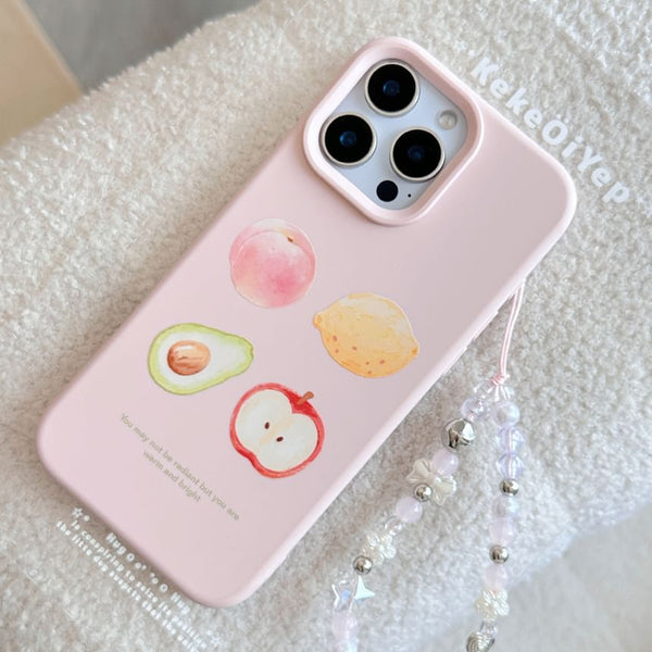Print Strap Fruit Case Bead / Phone Set FashionChic